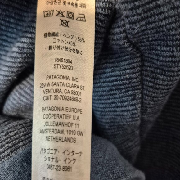 Patagonia Blue Hoodie Size Medium - Picture 13 of 13